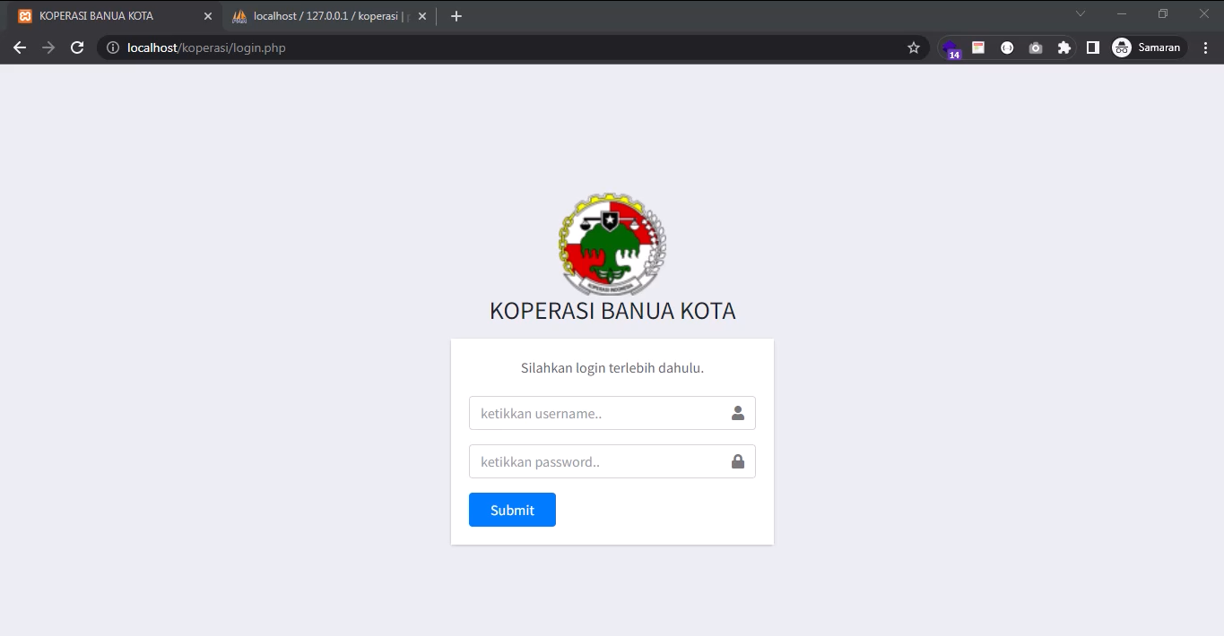 project php koperasi